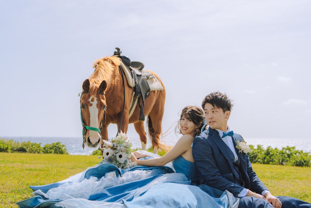 馬とのコラボショット